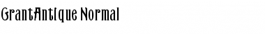 Download GrantAntique Regular Font Title Preview