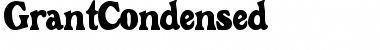 Download GrantCondensed Regular Font Title Preview