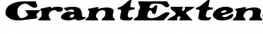 Download GrantExtended Oblique Font Title Preview
