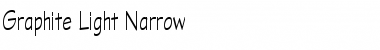 Download Graphite Light Narrow Regular Font Title Preview
