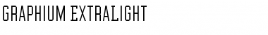 Download Graphium ExtraLight Font Title Preview