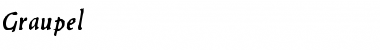 Download Graupel Normal Font Title Preview