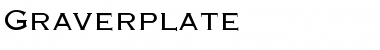 Download Graverplate Regular Font Title Preview