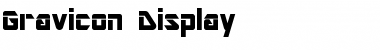 Download Gravicon Display Font Title Preview