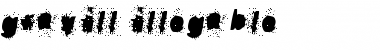 Download gravill illegable Font Title Preview