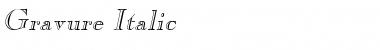 Download Gravure Italic Font Title Preview