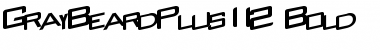 Download GrayBeardPlus112 Bold Font Title Preview