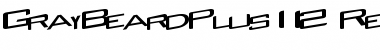 Download GrayBeardPlus112 Regular Font Title Preview