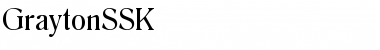 Download GraytonSSK Regular Font Title Preview