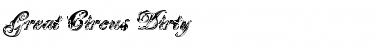 Download Great Circus Dirty Regular Font Title Preview
