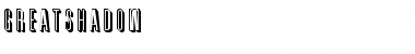 Download GreatShadow Regular Font Title Preview