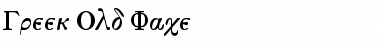 Download Greek Old Face Medium Font Title Preview
