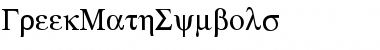Download GreekMathSymbols Regular Font Title Preview