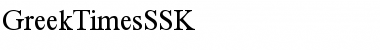 Download GreekTimesSSK Regular Font Title Preview