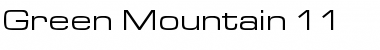 Download Green Mountain 11 Regular Font Title Preview