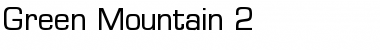 Download Green Mountain 2 Regular Font Title Preview