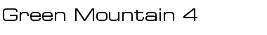 Download Green Mountain 4 Regular Font Title Preview