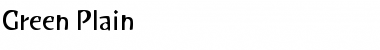 Download Green Plain Font Title Preview