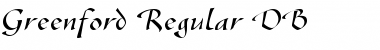 Download Greenford DB Regular Font Title Preview