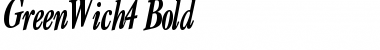 Download GreenWich4 Bold Font Title Preview