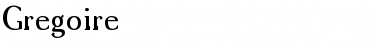 Download Gregoire Regular Font Title Preview