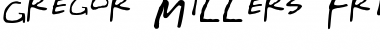 Download Gregor Miller's Friends Font Regular Font Title Preview