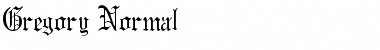 Download Gregory Normal Font Title Preview