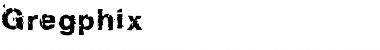 Download Gregphix Regular Font Title Preview