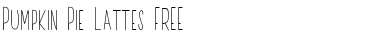 Download Pumpkin Pie Lattes Regular Font Title Preview