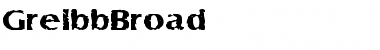 Download GrelbbBroad Regular Font Title Preview
