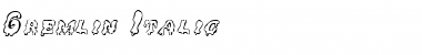 Download Gremlin Italic Font Title Preview