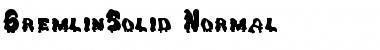 Download GremlinSolid Normal Font Title Preview
