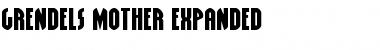 Download Grendel's Mother Expanded Expanded Font Title Preview