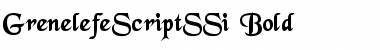 Download GrenelefeScriptSSi Bold Font Title Preview