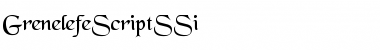 Download GrenelefeScriptSSi Regular Font Title Preview