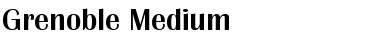 Download Grenoble-Medium Regular Font Title Preview
