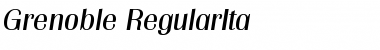 Download Grenoble-RegularIta Regular Font Title Preview