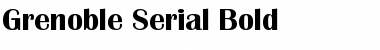 Download Grenoble-Serial Bold Font