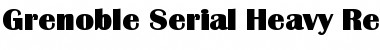 Download Grenoble-Serial-Heavy Regular Font Title Preview