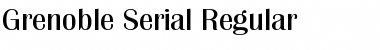 Download Grenoble-Serial Regular Font