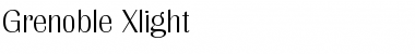 Download Grenoble-Xlight Regular Font Title Preview