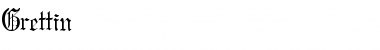 Download Grettin Regular Font Title Preview