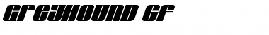 Download Greyhound SF Regular Font Title Preview