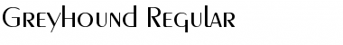 Download Greyhound Regular Font Title Preview