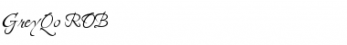 Download GreyQo ROB Font Title Preview