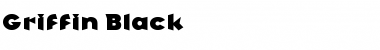 Download Griffin Black Font Title Preview