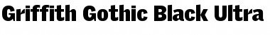 Download Griffith Gothic Black Ultra Font Title Preview