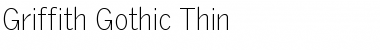 Download Griffith Gothic Thin Regular Font Title Preview