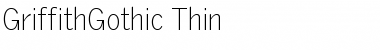 Download GriffithGothic Regular Font Title Preview