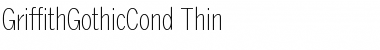 Download GriffithGothicCond Regular Font Title Preview